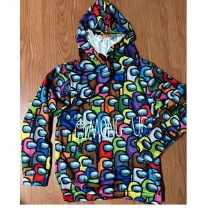 AMONG US unisex kids medium 10/12 hoodie